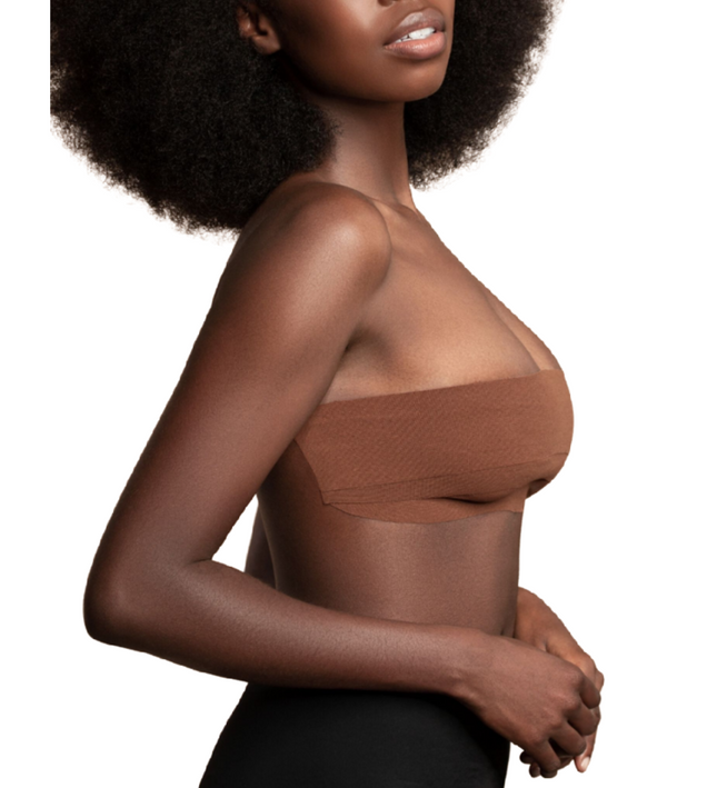 BYE-BRA - BODY TAPE 5 M X 6.5 CM + 3 PAIRS OF NIPPLE COVERS BROWN