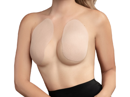 BYE-BRA - BREASTS ENHANCER + 3 PAIRS OF SATIN BEIGE CUP F/H