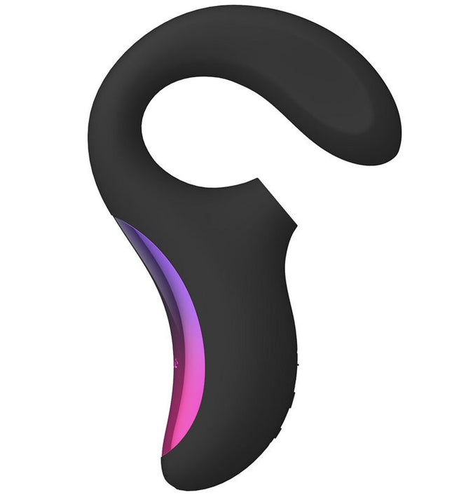 LELO - ENIGMA DOUBLE SUCTION STIMULATION MASSAGER BLACK
