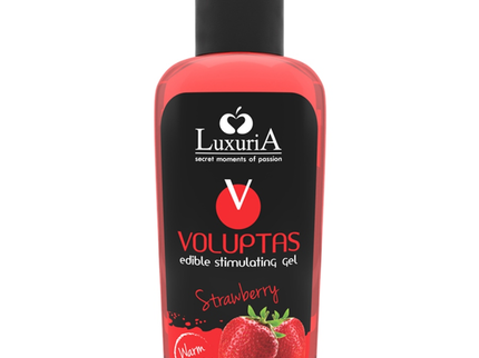 INTIMATELINE LUXURIA - VOLUPTAS EDIBLE MASSAGE GEL WARMING EFFECT - STRAWBERRY 100 ML