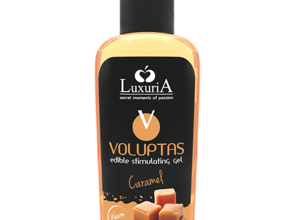 INTIMATELINE LUXURIA - VOLUPTAS EDIBLE MASSAGE GEL WARMING EFFECT - CARAMEL 100 ML