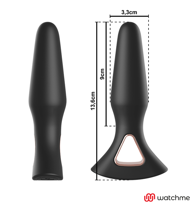 ANBIGUO - WATCHME REMOTE CONTROL VIBRATOR ANAL PLUG ALEXANDRU