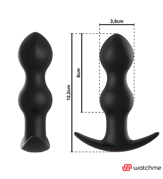 ANBIGUO - WATCHME REMOTE CONTROL PLUG ANAL VIBRATOR TIBERIO