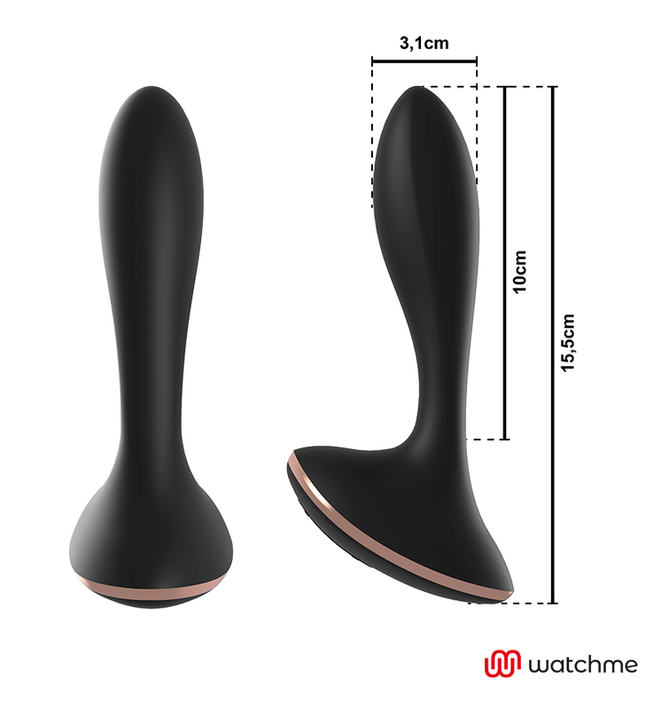 ANBIGUO - WATCHME REMOTE CONTROL VIBRATOR ANAL PLUG VERNET