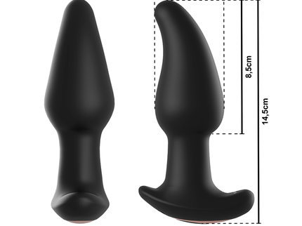 ANBIGUO - WATCHME REMOTE CONTROL ANAL PLUG VIBRATOR WITH ROTATION OF AMADEUS PEARLS