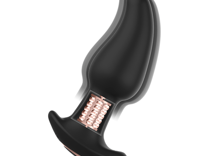 ANBIGUO - WATCHME REMOTE CONTROL ANAL PLUG VIBRATOR WITH ROTATION OF AMADEUS PEARLS