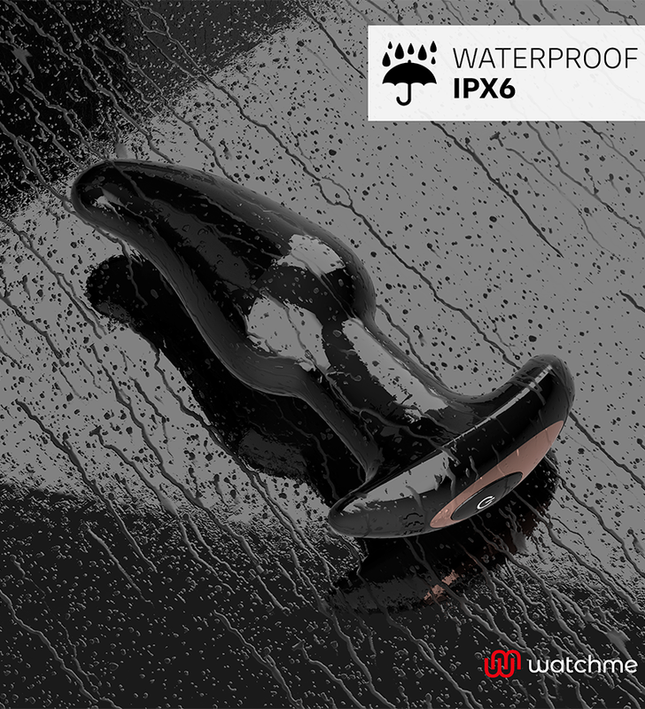 ANBIGUO - WATCHME REMOTE CONTROL ANAL PLUG VIBRATOR WITH ROTATION OF AMADEUS PEARLS