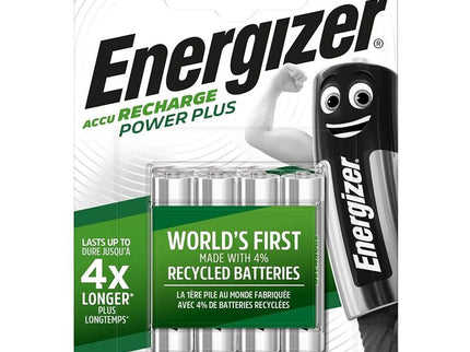 ENERGIZER - RECHARGEABLE BATTERIES AAA4 BLISTER 4