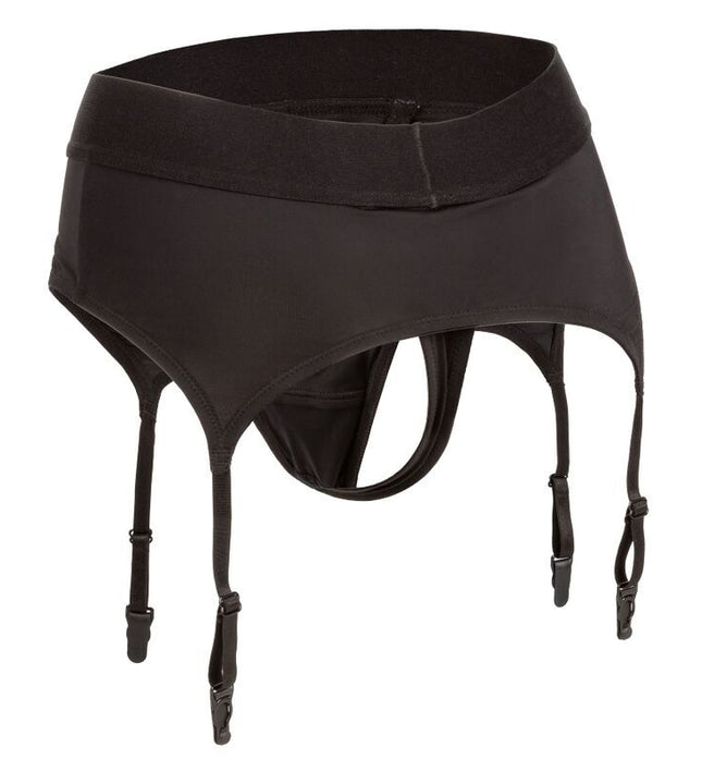 CALEXOTICS - BOUNDLESS THONG WITH GARTER L/XL