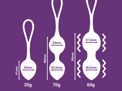 REWOLUTION - REWOBEADS VIBRATING BALLS REMOTE CONTROL WITH WATCHME TECHNOLOGY