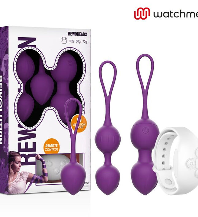 REWOLUTION - REWOBEADS VIBRATING BALLS REMOTE CONTROL WITH WATCHME TECHNOLOGY