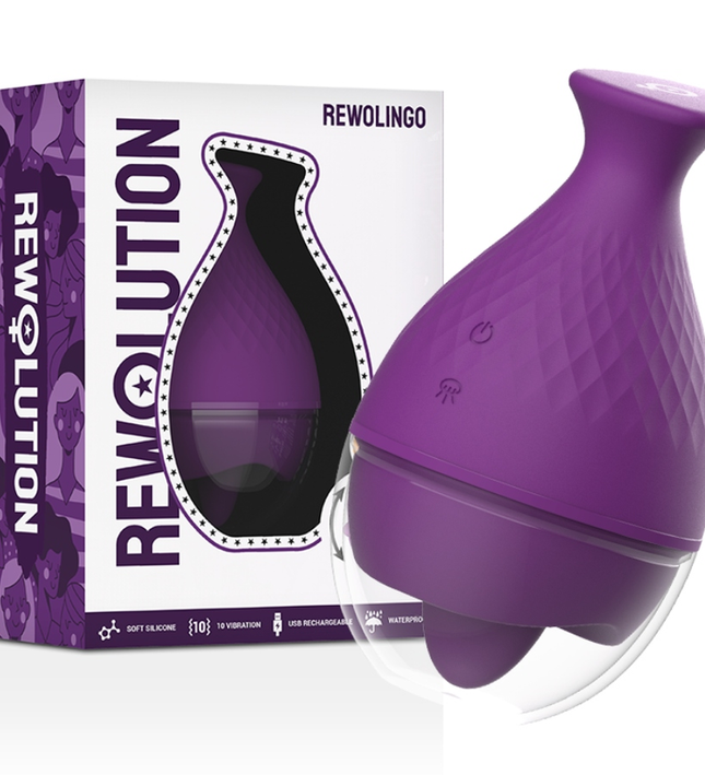 REWOLUTION - REWOLINGO VIBRATOR WITH TONGUE