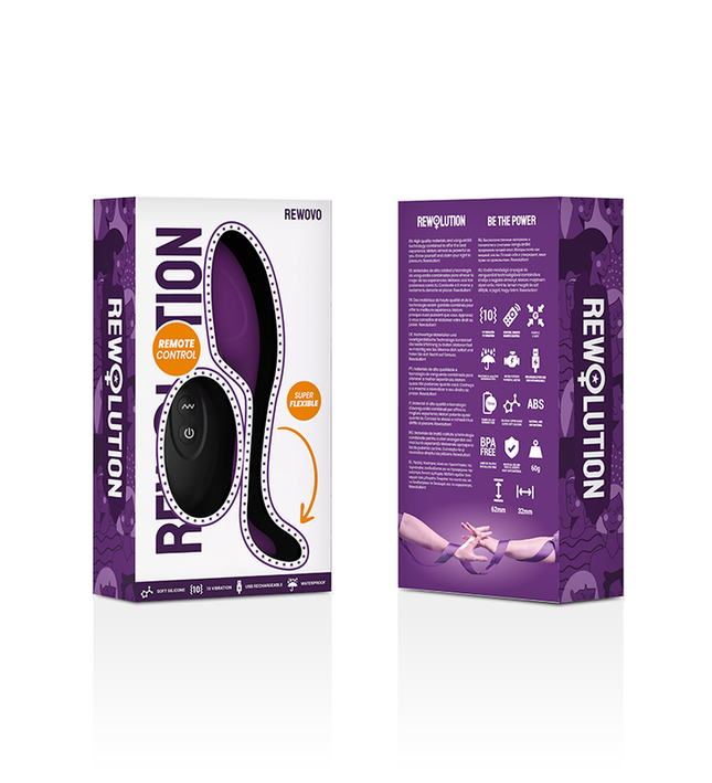 REWOLUTION - REWOVO EGG VIBRATOR REMOTE CONTROL