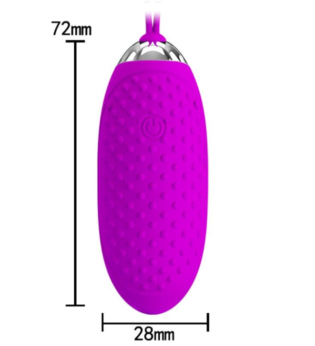 PRETTY LOVE - JOANNA VIBRATING EGG REMOTE CONTROL 12 MODES