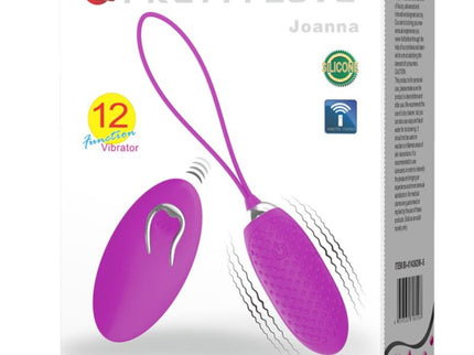 PRETTY LOVE - JOANNA VIBRATING EGG REMOTE CONTROL 12 MODES