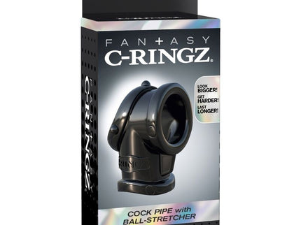 FANTASY C-RINGZ - COCK PIPE WITH BALL STRECH