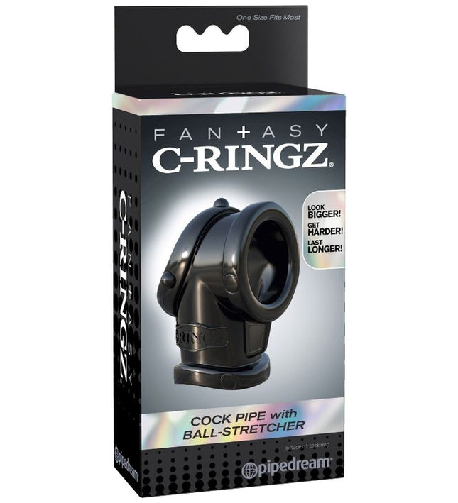 FANTASY C-RINGZ - COCK PIPE WITH BALL STRECH