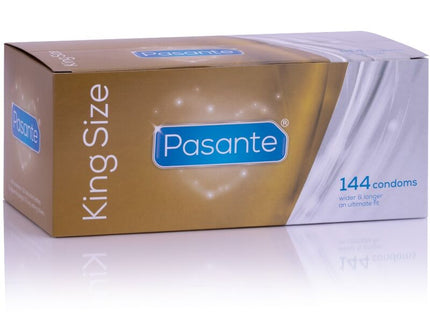 PASANTE - CONDOMS KING SIZE BOX 144 UNITS