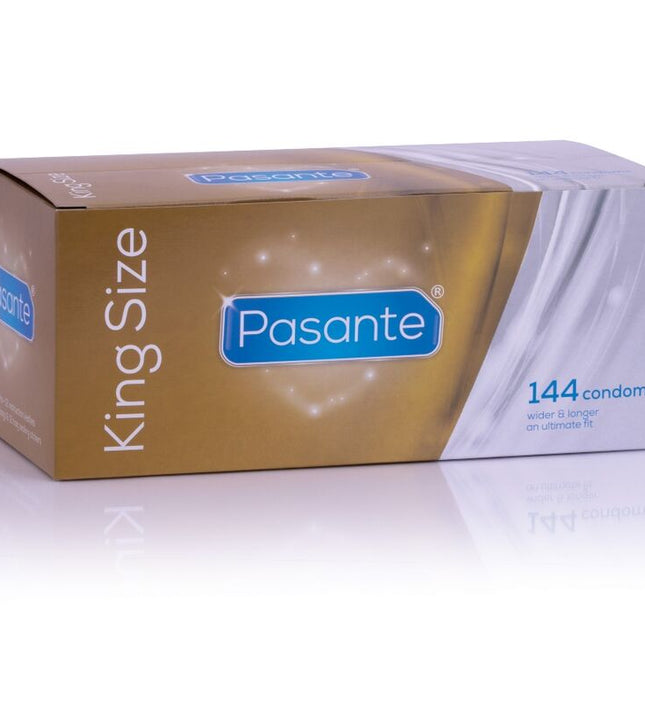 PASANTE - CONDOMS KING SIZE BOX 144 UNITS