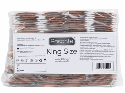 PASANTE - CONDOMS KING SIZE BAG 144 UNITS