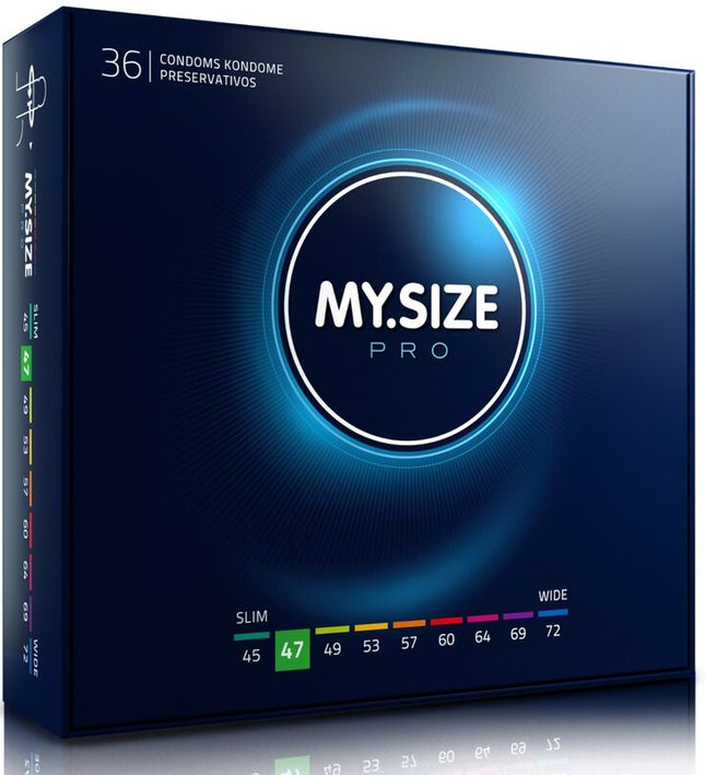 MY SIZE - PRO CONDOMS 47 MM 36 UNITS