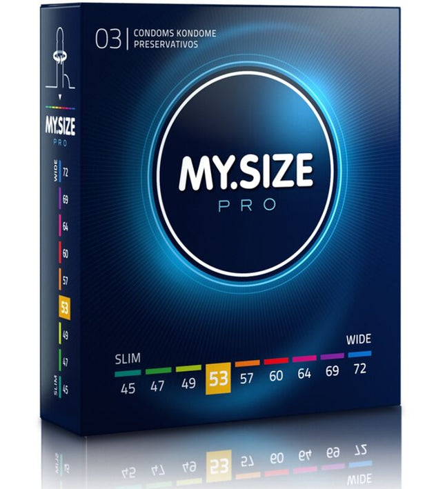 MY SIZE - PRO CONDOMS 53 MM 3 UNITS