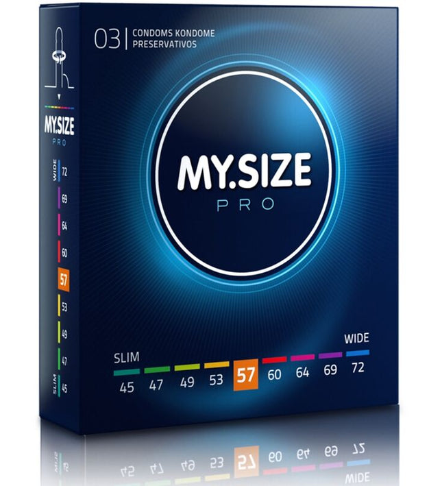MY SIZE - PRO CONDOMS 57 MM 3 UNITS