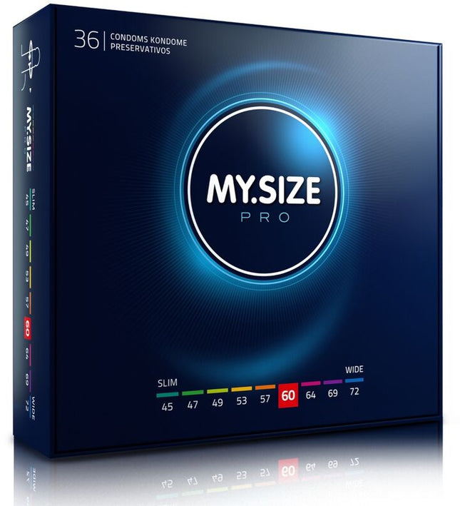 MY SIZE - PRO CONDOMS 60 MM 36 UNITS