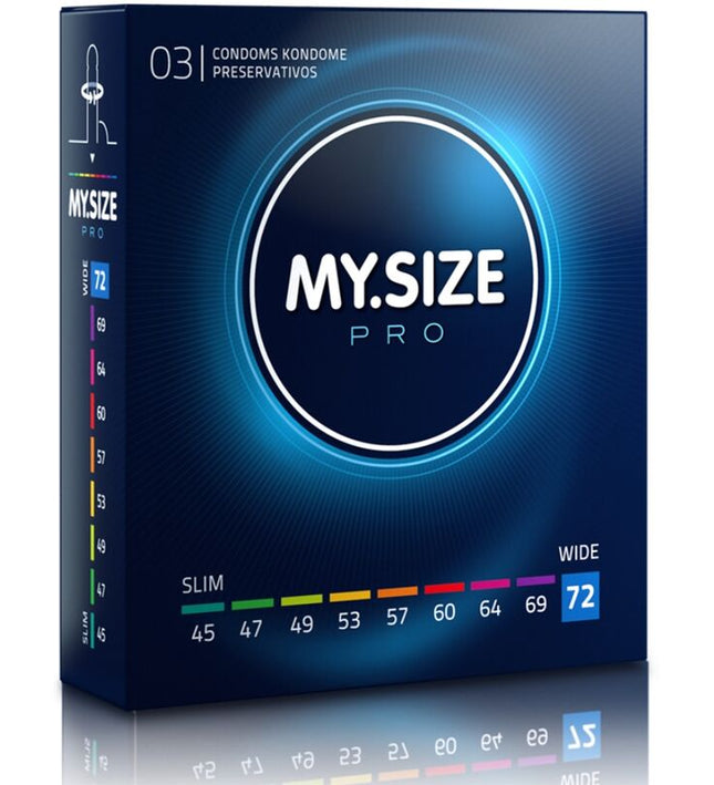 MY SIZE - PRO CONDOMS 72 MM 3 UNITS