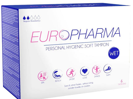 EUROPHARMA - ACTION TAMPONS 6 UNITS