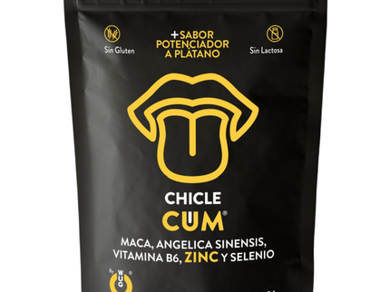 WUG SEX SENSE - CUM EJACULATION INCREASE GUM & SEMEN BANANA FLAVOR 10 UNITS