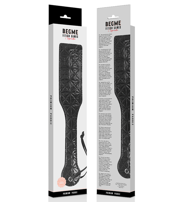 BEGME - BLACK EDITION VEGAN LEATHER PADDLE