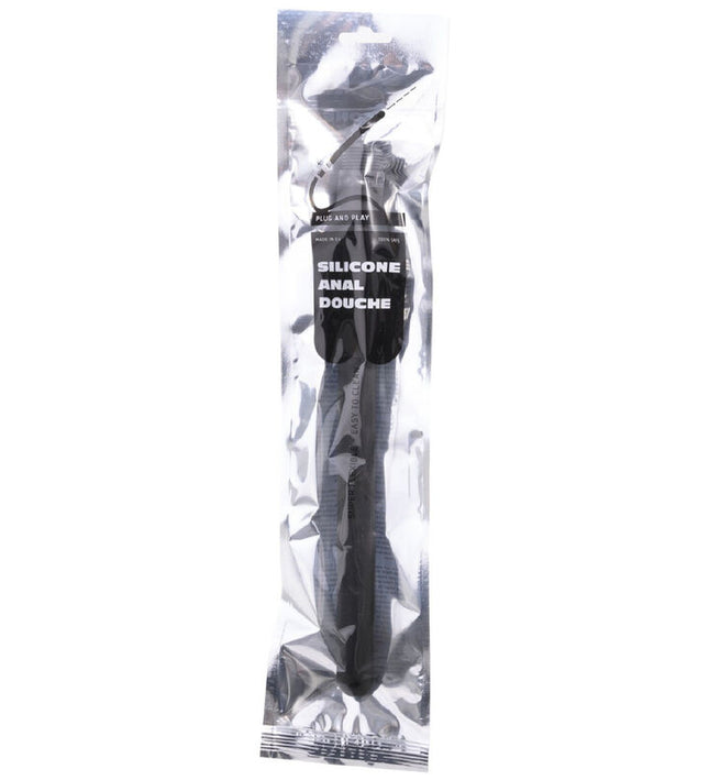ALL BLACK - MEGA RIPPLE SHOWER ANAL SILICONE 28.5 CM