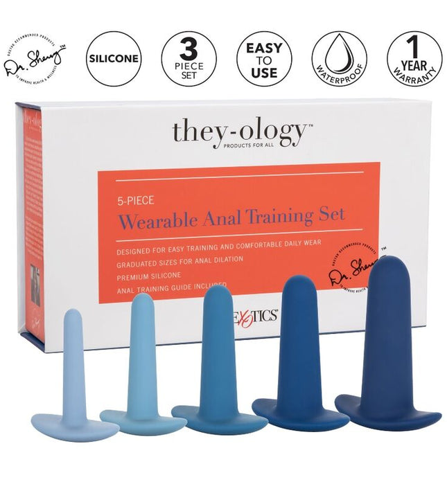CALEXOTICS - WEARABLE ANAL TRAINING SET 5 PIECES