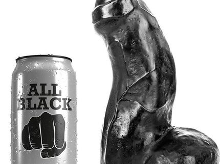 ALL BLACK - REALISTIC DONG BLACK 17 CM