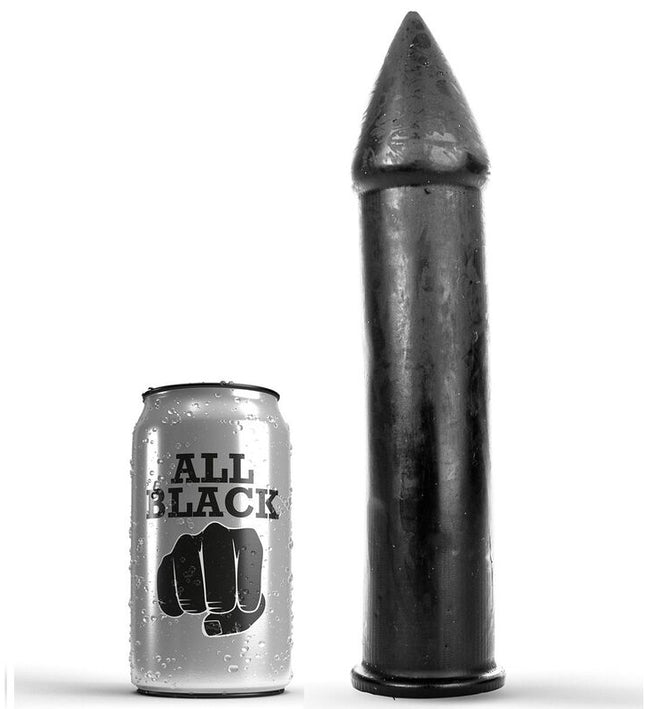 ALL BLACK - DILDO 24 CM