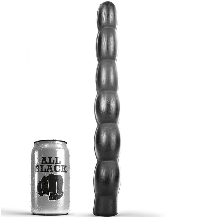 ALL BLACK - ANAL DILDO 32 CM