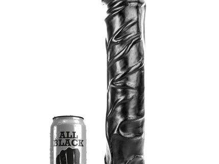 ALL BLACK - GIANT SOFT FISTING DILDO 32 CM