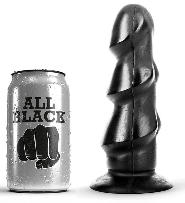 ALL BLACK - DILDO 17 CM