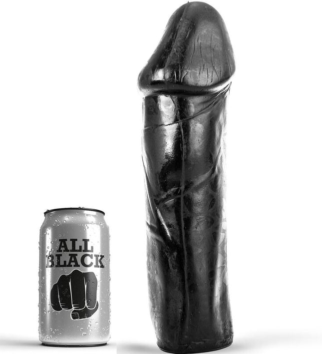 ALL BLACK - DONG 28 CM WITHOUT TESTICLES