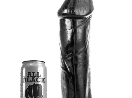 ALL BLACK - DONG 28 CM WITHOUT TESTICLES