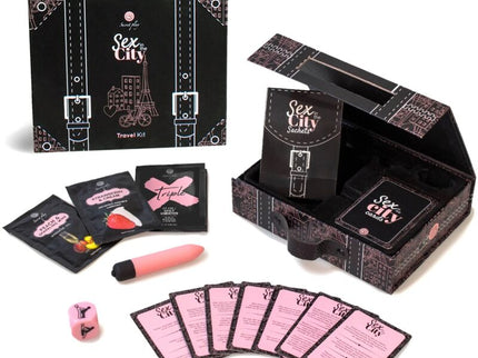 SECRETPLAY - SEX IN THE CITY TRAVEL KIT (ES/EN/DE/FR/NL/PT)