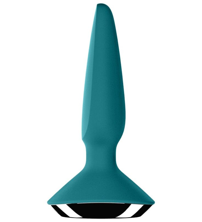 SATISFYER - PLUG ILICIOUS 1 PLUG VIBRATOR GREEN