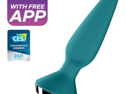 SATISFYER - PLUG ILICIOUS 1 PLUG VIBRATOR GREEN