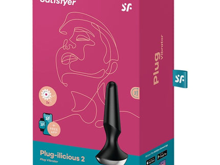SATISFYER - PLUG ILICIOUS 2 PLUG VIBRATOR BLACK