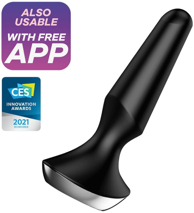 SATISFYER - PLUG ILICIOUS 2 PLUG VIBRATOR BLACK