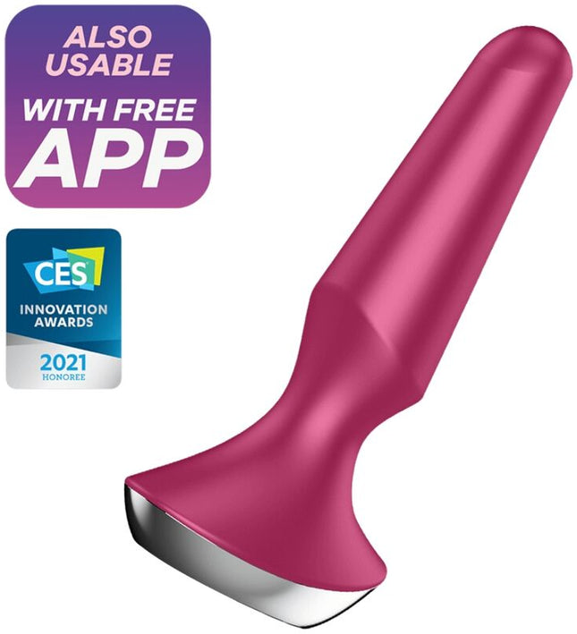 SATISFYER - PLUG ILICIOUS 2 PLUG VIBRATOR BERRY