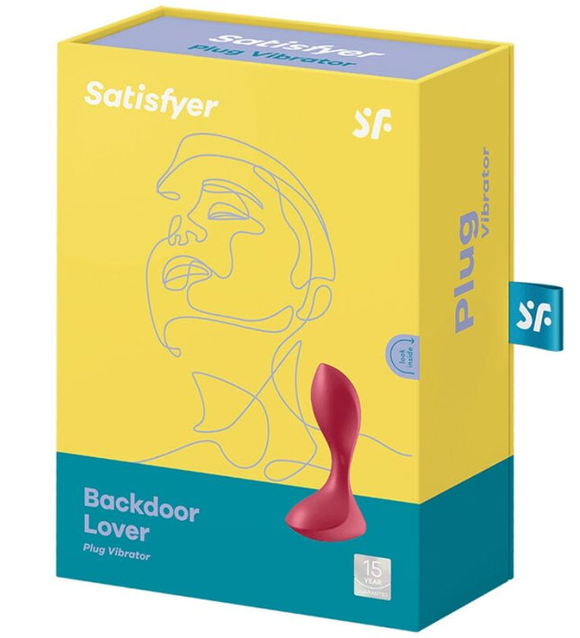 SATISFYER - BACKDOOR LOVER VIBRATING PLUG RED