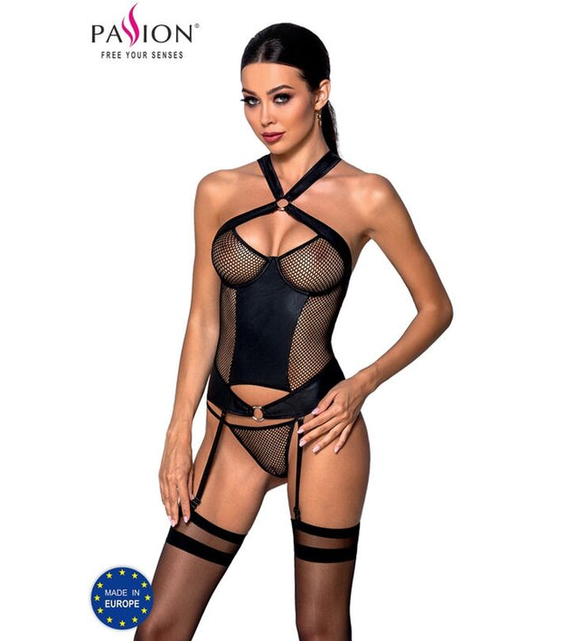 PASSION - AMANDA ECOLOGICAL LEATHER CORSET S/M