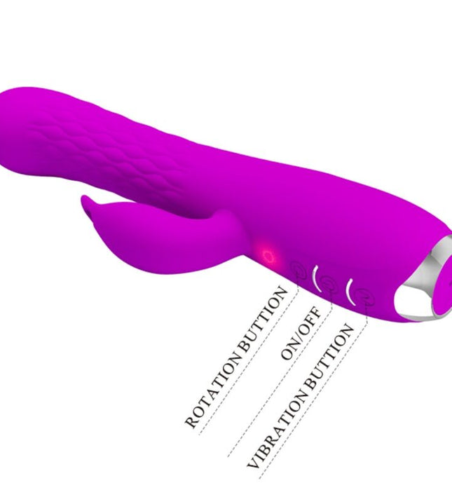 PRETTY LOVE - MOLLY VIBRATOR WITH RECHARGEABLE ROTATION